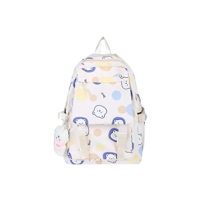 Venerable Brahma Nylon Backpack Women's Black/Yellow/Green/Blue/Pink-1
