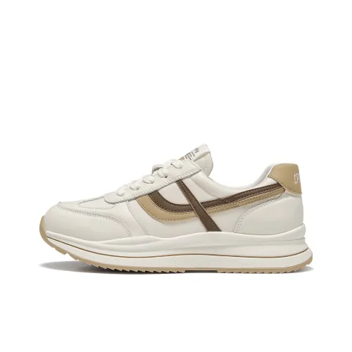 Spider King Low Top Casual Shoes Women's Apricot