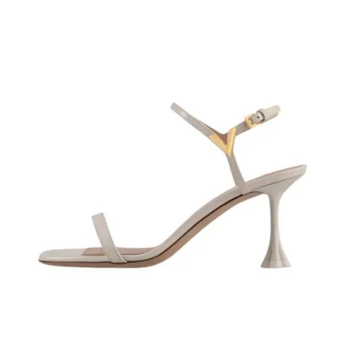 LOUIS VUITTON Blossom Strap Sandals 7.5cm Women's White
