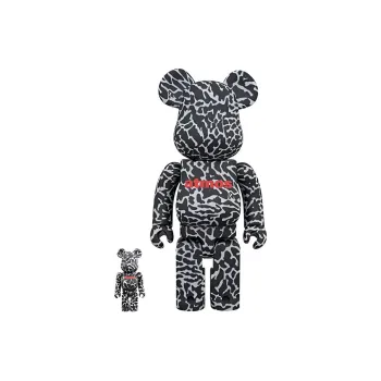 BE@RBRICK Atmos Reverse Elephant Black