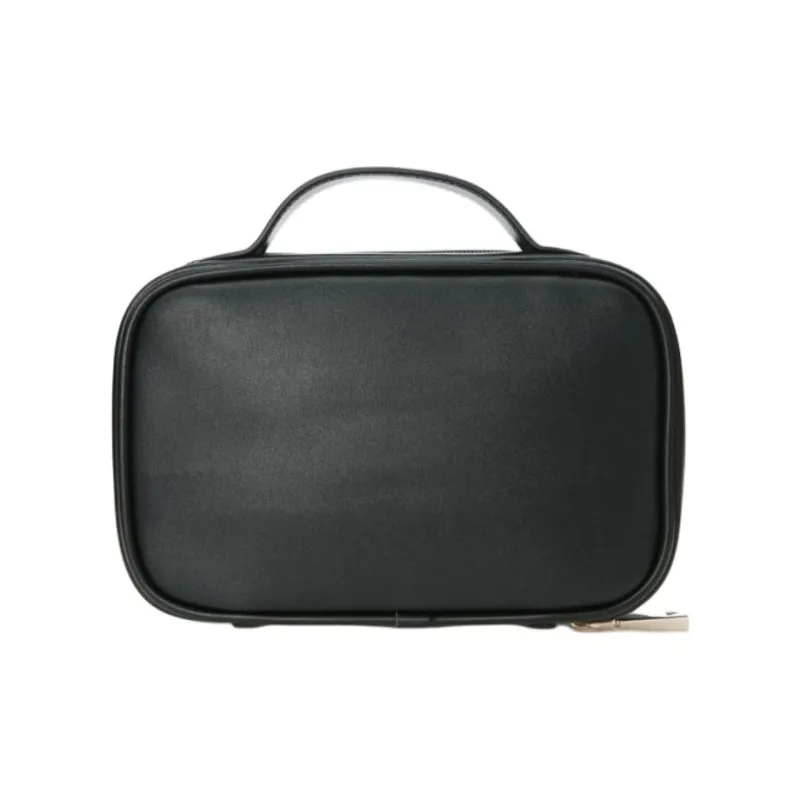 GUESS Polyurethane Makeup Bag Women's Black-2