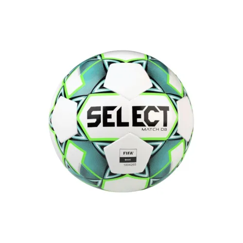 SELECT Size 5 Soccer Synthetic Leather Unisex White Green