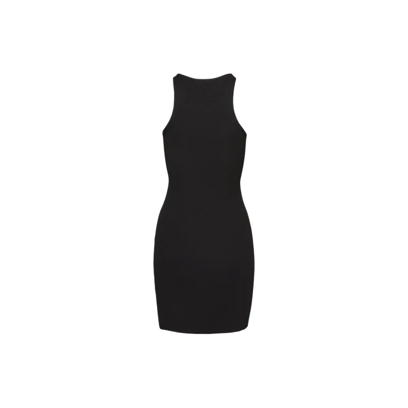 ARITZIA Wilfred Free Cut-Out Knit Tank Mini Sleeveless Dress Women's BLACK/Black-1