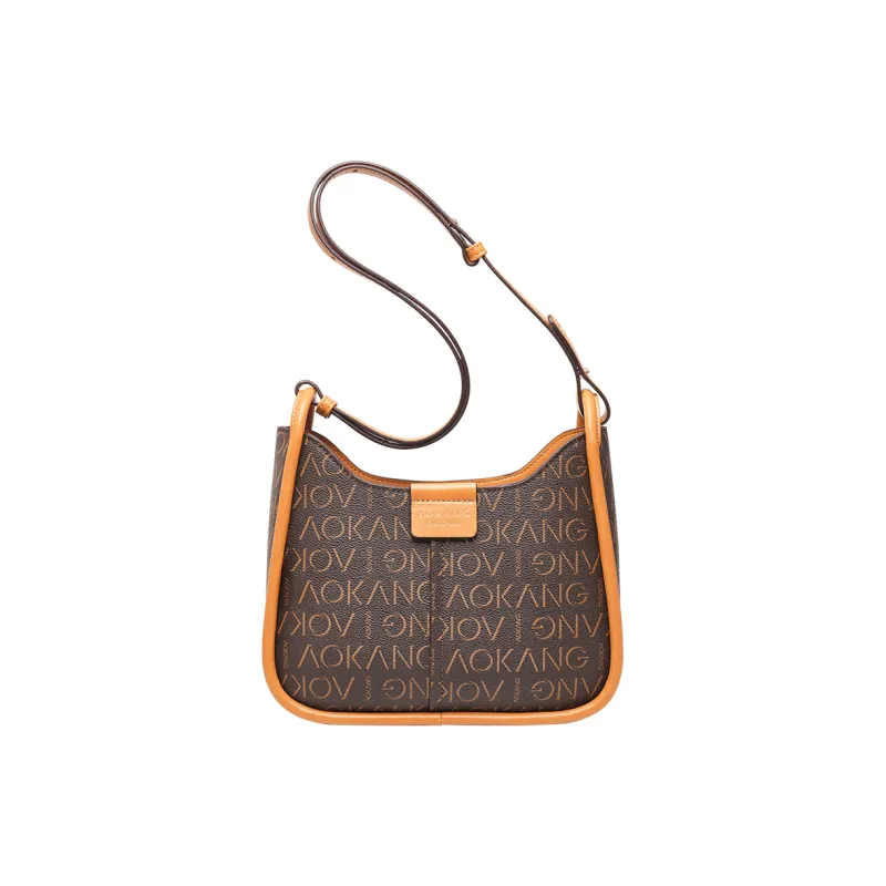 AOKANG PVC Shoulder Bag Regular Women's Cocoa Coffee-1