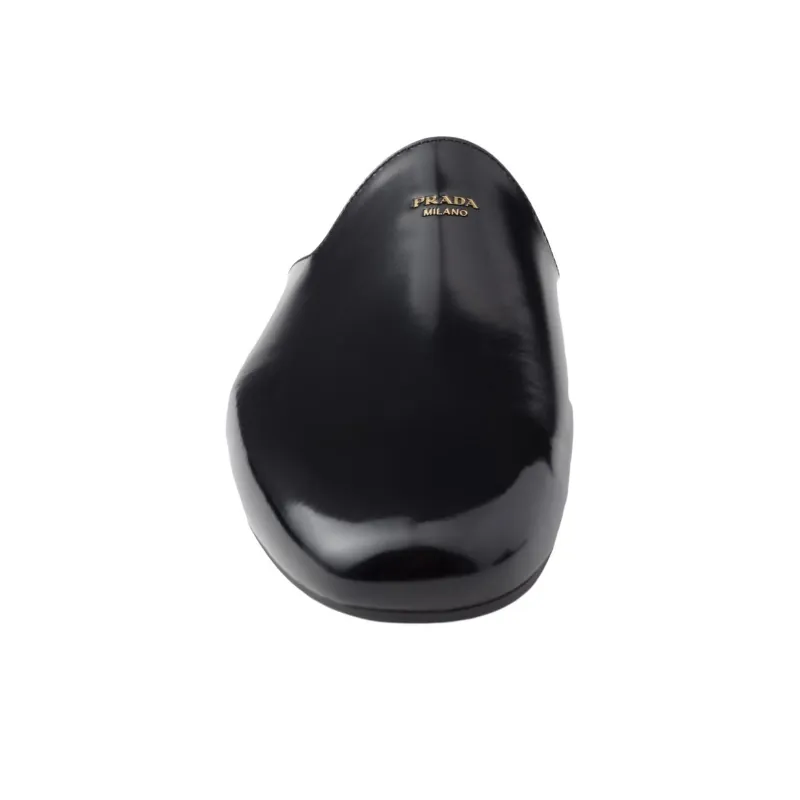 PRADA Wrap-toe Slippers Men's Black-4