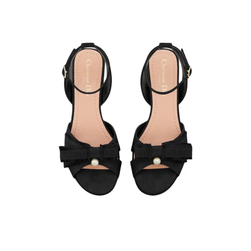 DIOR Adiorable Strap Sandals 4cm Women's Black-3