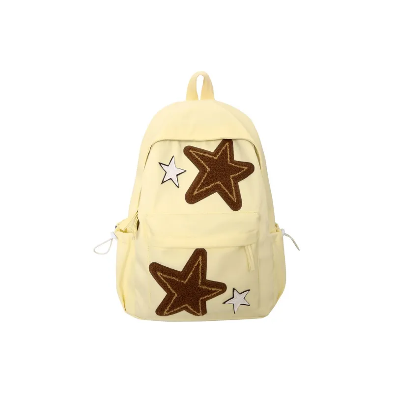 Meow In The Grass Nylon Backpack Unisex Multicolor-5