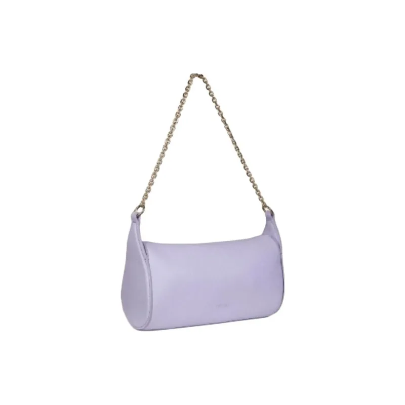 CAFUNE Litchi Grain Cow Leather One Shoulder Handbag Crossbody Bag Mini Women's Purple-1
