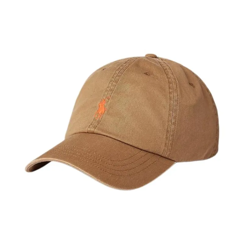 Polo Ralph Lauren Cotton Baseball Caps Unisex Despatch Tan-0