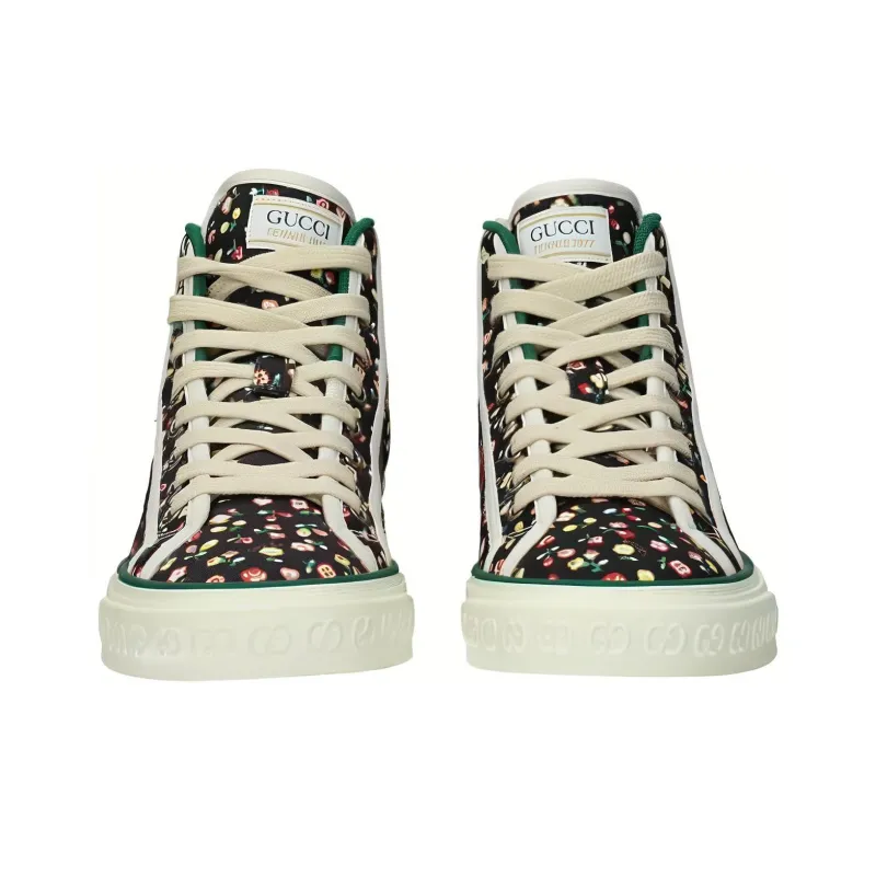 GUCCI Women's Tennis 1977 High 'Floral Print' Women's-2