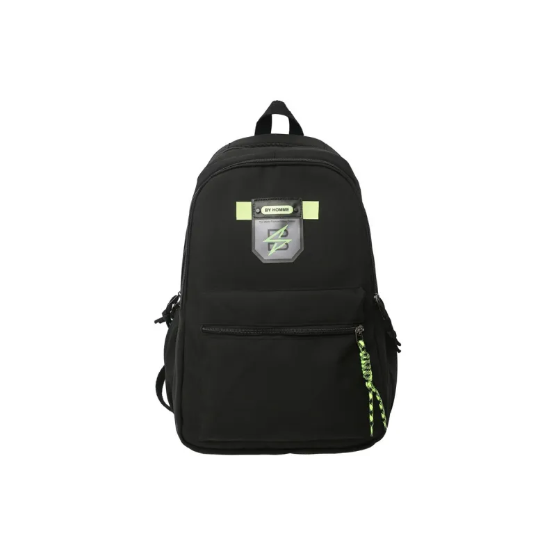 OURFUN Nylon Backpack Light Gray/Dark Gray/Black/Orange/Blue-4