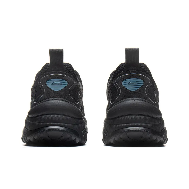 LiNing Chu Rui V2 Anti Slip Wear Resistant Low Top Casual Shoes Men's Black-5