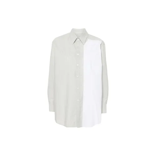 MM6 Maison Margiela Shirts Women's Green/White