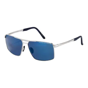 PORSCHE DESIGN Titanium Aviator Sunglasses Men's Silver