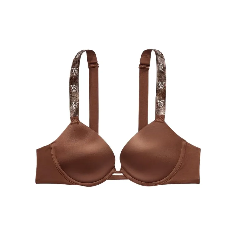 Victoria's Secret Bra Women's Dark Coffee-0