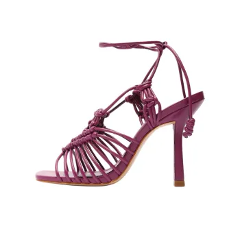 Schutz Adin Strap Sandals 11cm Women's Bright Purple