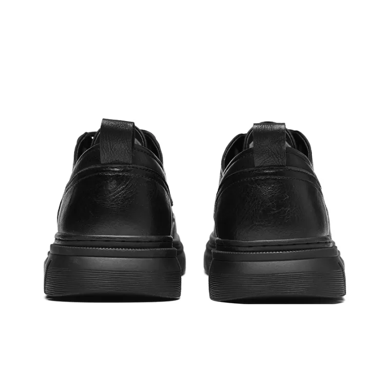 HLA Classic Wear-Resistant Versatile Low-Top Work Boots Men's Casual Shoes Leather Shoes Men's-3