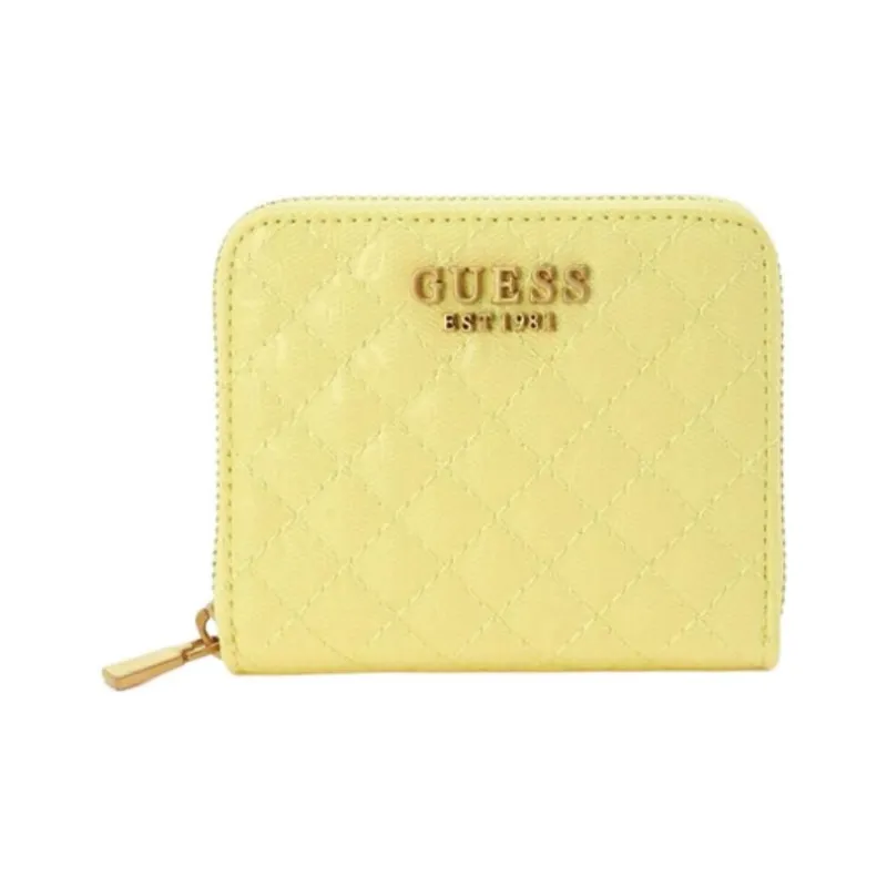 GUESS Synthetic Leather Wallet Small Size Women's Yellow-0