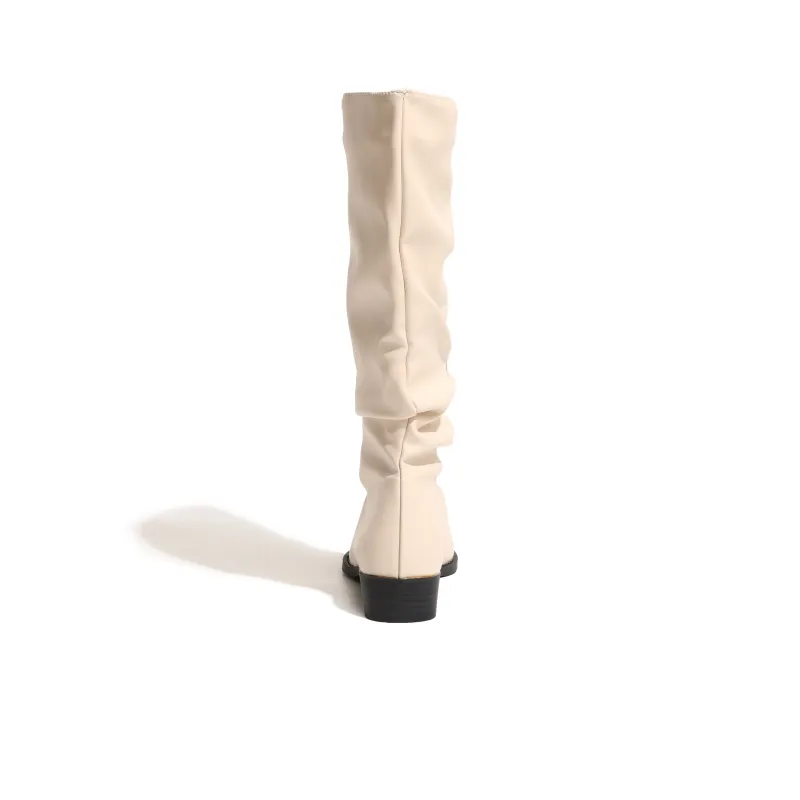 LXVB Slouch Boots Knee-high Boots 3cm Women's-33