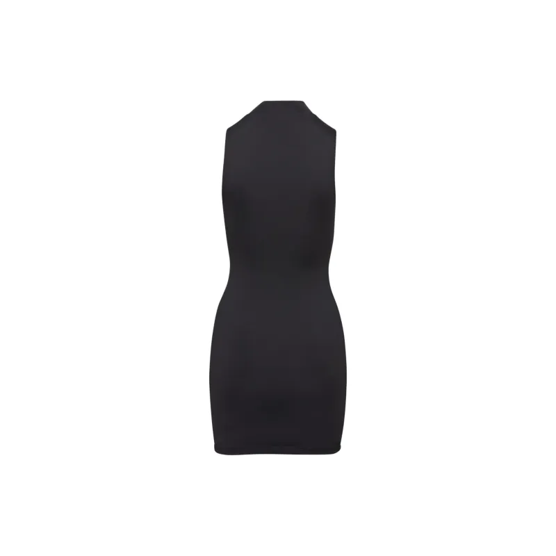 ARITZIA Contour Contour Mockneck Mini Dress Sleeveless Dress Women's Black-1