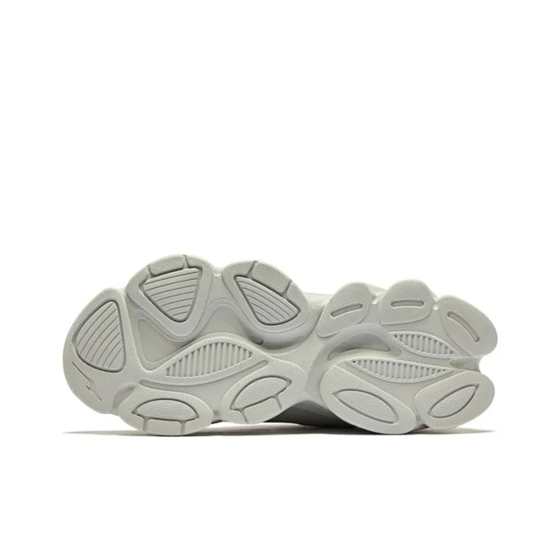 Erke East Rising Anti-Slip Wear-Resistant Low-Top Casual Shoes Women's Gray Pink-4