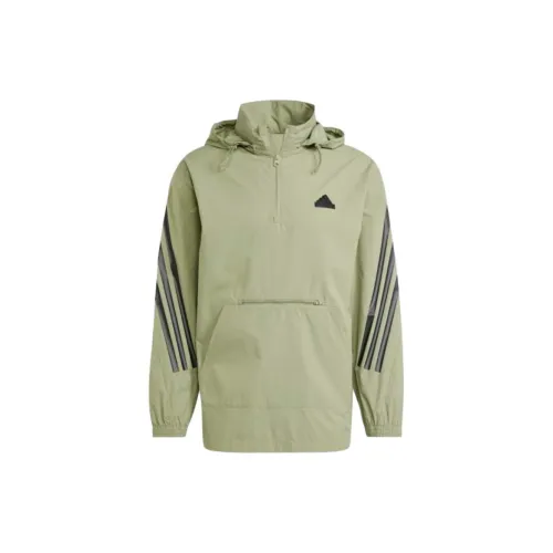 Adidas Clothing Trench Coats Men Green