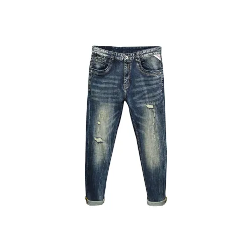 JUCY JUDY Jeans Men Vintage Blue