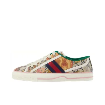 GUCCI Tennis 1977 Stylish Skateboarding Shoes Women's Multicolor