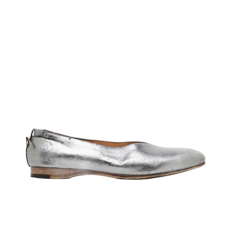 Silvano Sassetti Casual Single Shoes Women's Silver-1