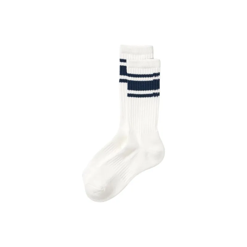 UNIQLO Knee-High Socks Men's 1 Pack White-0