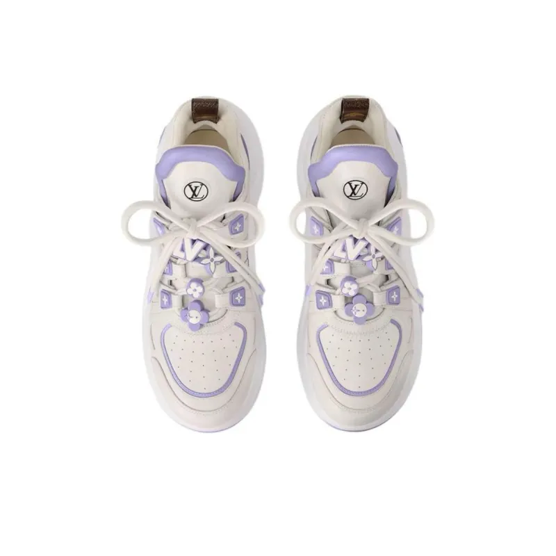 LOUIS VUITTON Archlight Low-Top Casual Shoes 5cm Women's Purple-3