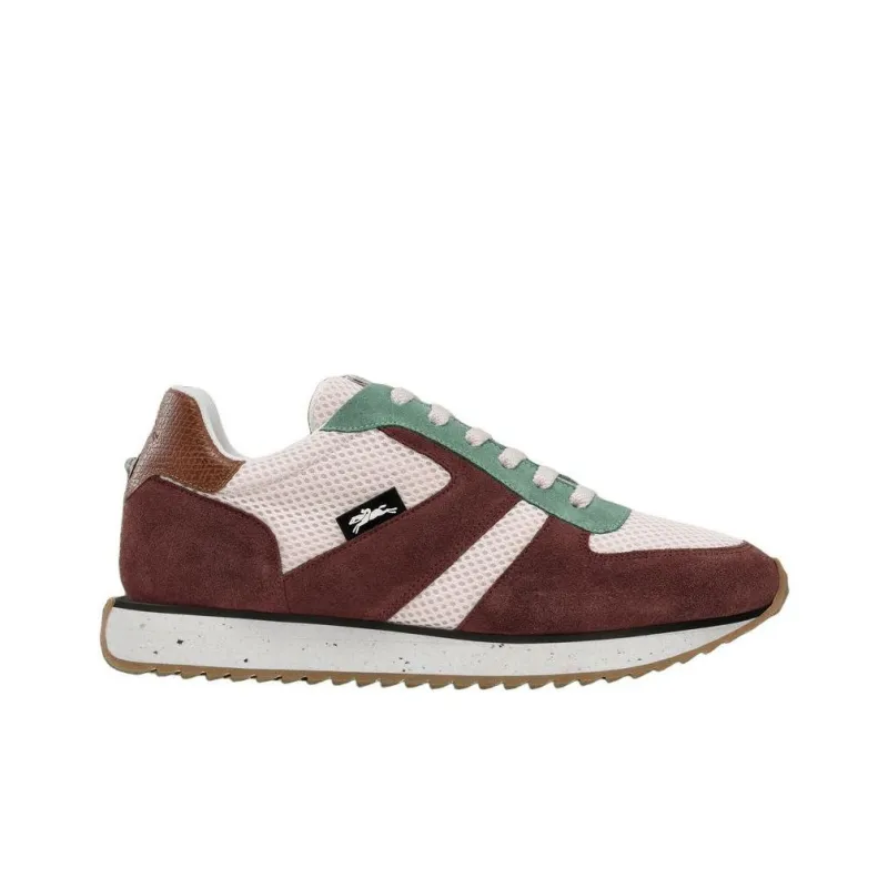 LONGCHAMP Le Pliage Green Low-Top Casual Shoes Women's Deep Red-1