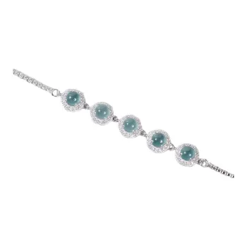 Viola Ice Glutinous Jadeite Bracelets Women's