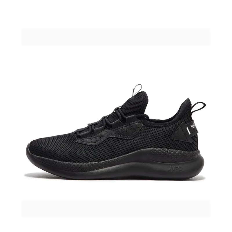 361° Breathable Low Top Casual Running Shoes Men's Obsidian Black-0