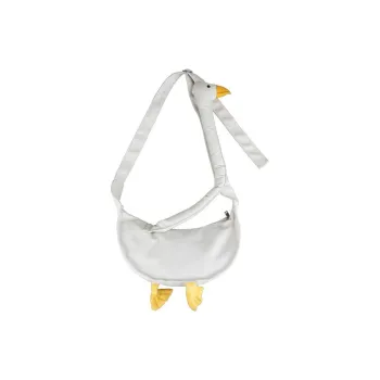 Barang Bear Canvas Shoulder Bag Crossbody Bag Unisex Multicolor