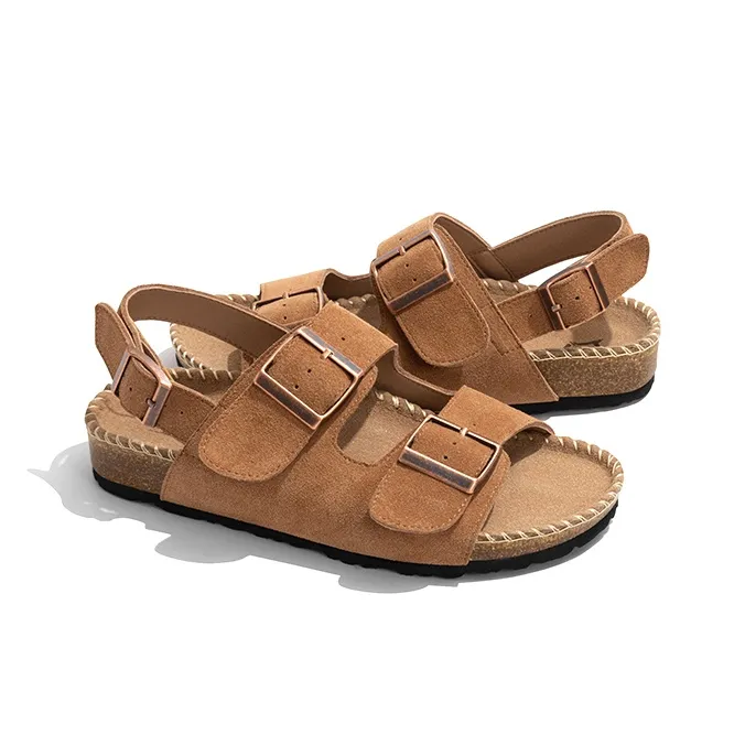 Old Meow Beach Sandals 2.5cm Women's Camel-2