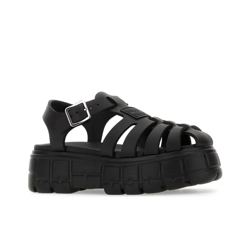 MIU MIU Roman Sandals Women's Black-1