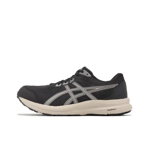 Asics Gel-Contend 8 Running Shoes Men Low-Top Black/Beige