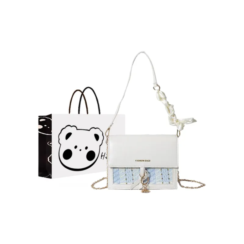 NX DOUGHNUT PU Crossbody Bag Shoulder Bag Regular Women's White/Black-0