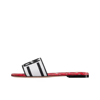 DIOR Dway Slide Slippers Women's Red