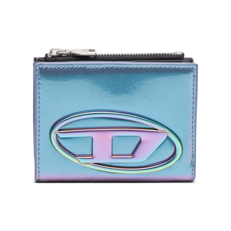 DIESEL Polyurethane Wallet Small Size Women's Sky Blue-0
