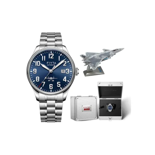 Fiyta 1.25-2.4 Regular Shipping MACH Collection Automatic Mechanical Movement Chinese Watches Men's Watches Blue Dial