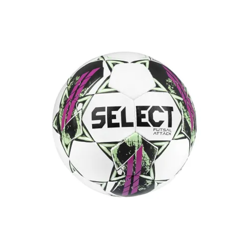 SELECT Size 5 Soccer Unisex White Purple Green