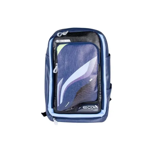 LiNing Badminton Racket Bags 6 Pcs Pack Sporty Style Backpack Blue Unisex Breathable Back Panel Side Storage Pocket