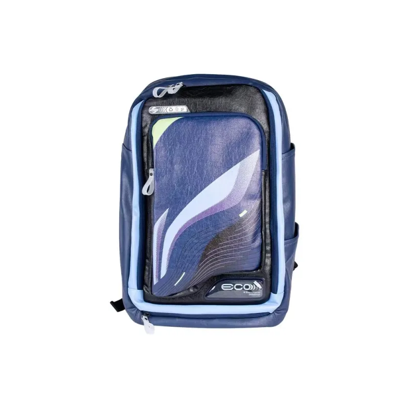 LiNing Badminton Racket Bags 6 Pcs Pack Sporty Style Backpack Blue Unisex Breathable Back Panel Side Storage Pocket-0