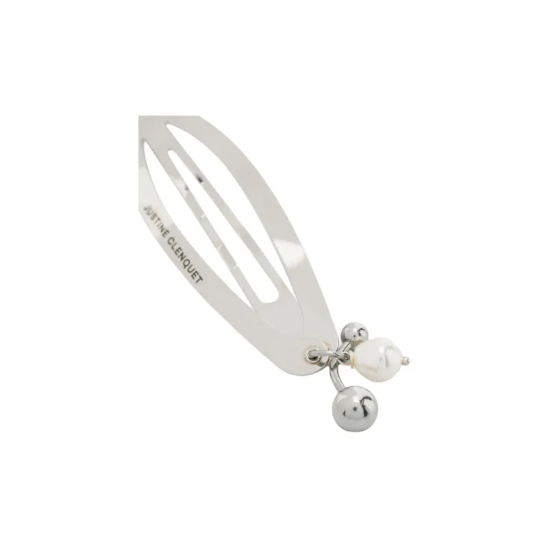 JUSTINE CLENQUET Andrew Pearl-detailed Hair Clip-2