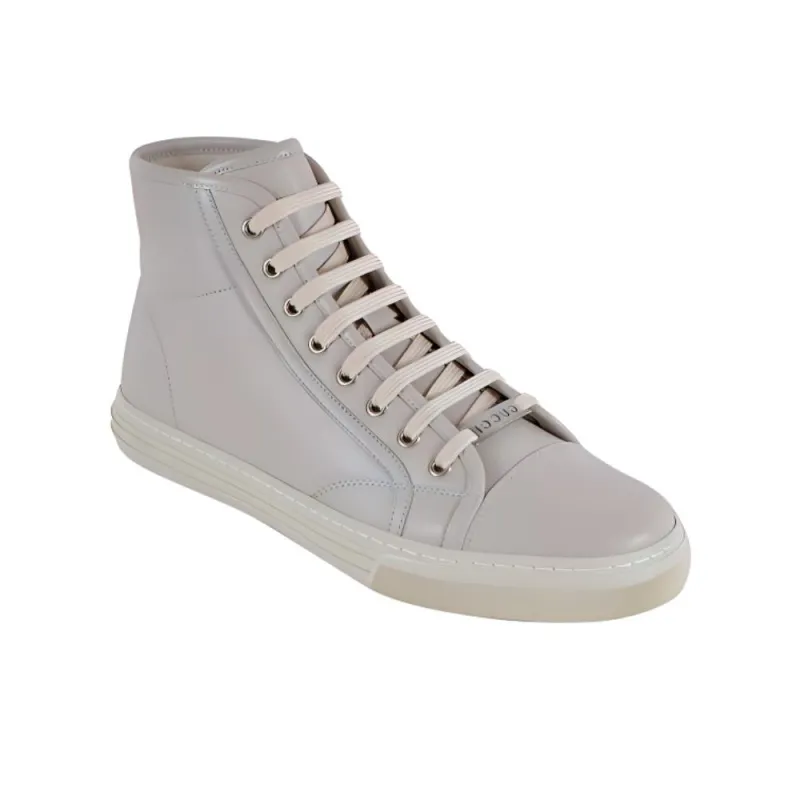 GUCCI Leather High 'Mystic White' Women's-3
