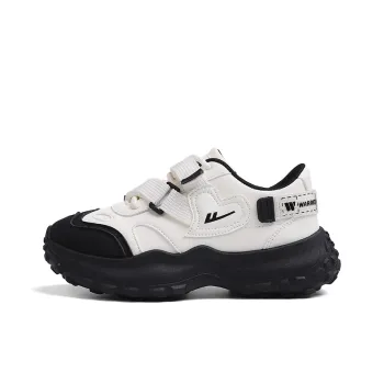 Warrior Wear resistant And Waterproof Low Top Casual Shoes Women's Beige Black