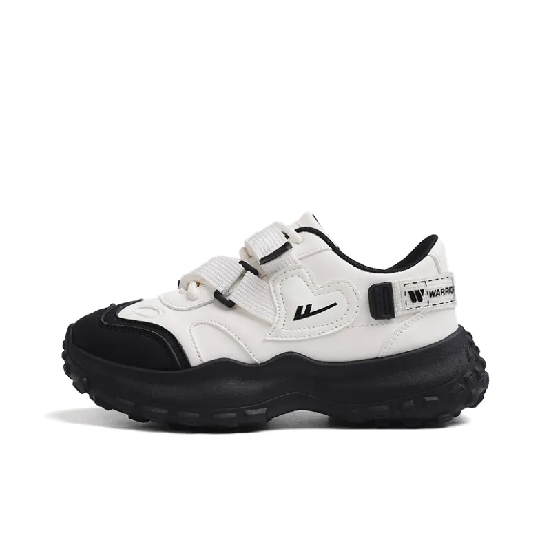Warrior Wear resistant And Waterproof Low Top Casual Shoes Women's Beige Black-0