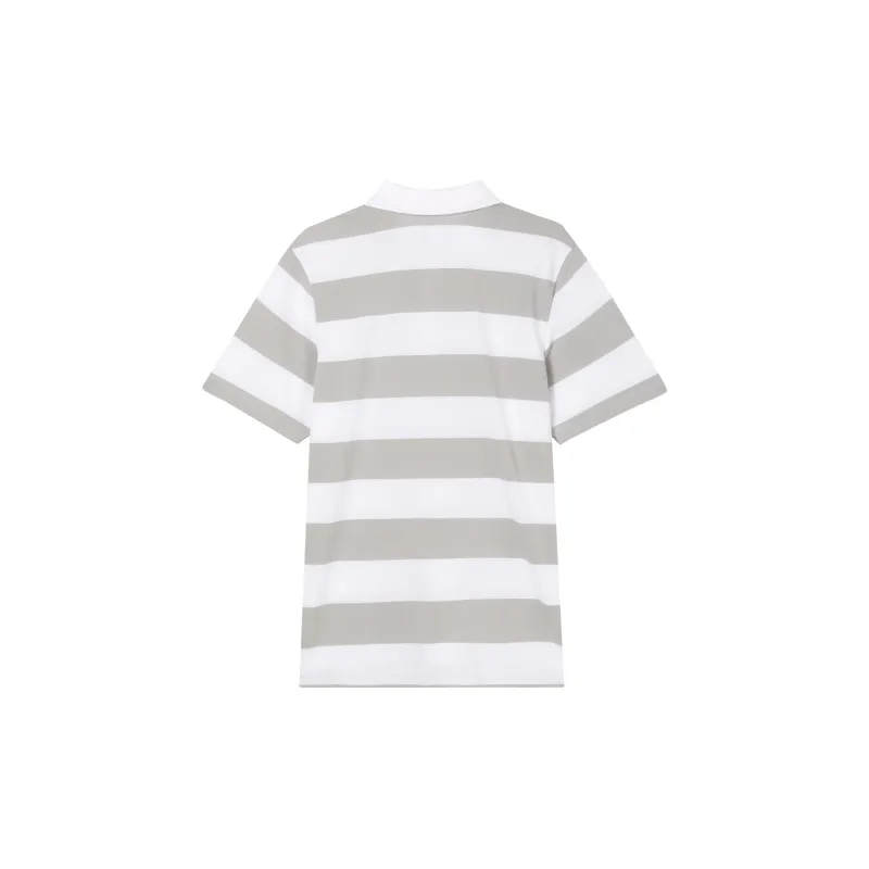 Adidas Polo Shirt Men's White/Light Gray-1